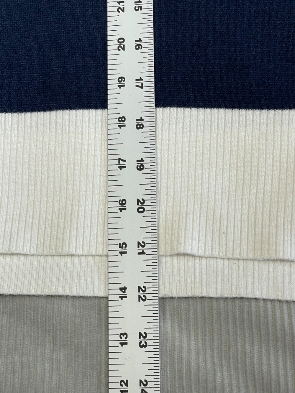 A&F Slouchy Striped Sweater Navy White Coastal Grandmother Old Money Small - Picture 6 of 10